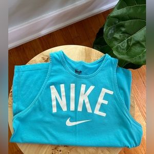 Women’s Nike Dry-Fit Blue Tank Top